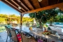 Al fresco meals by barbecue area